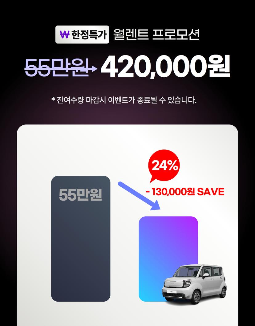 저신용장기렌트카